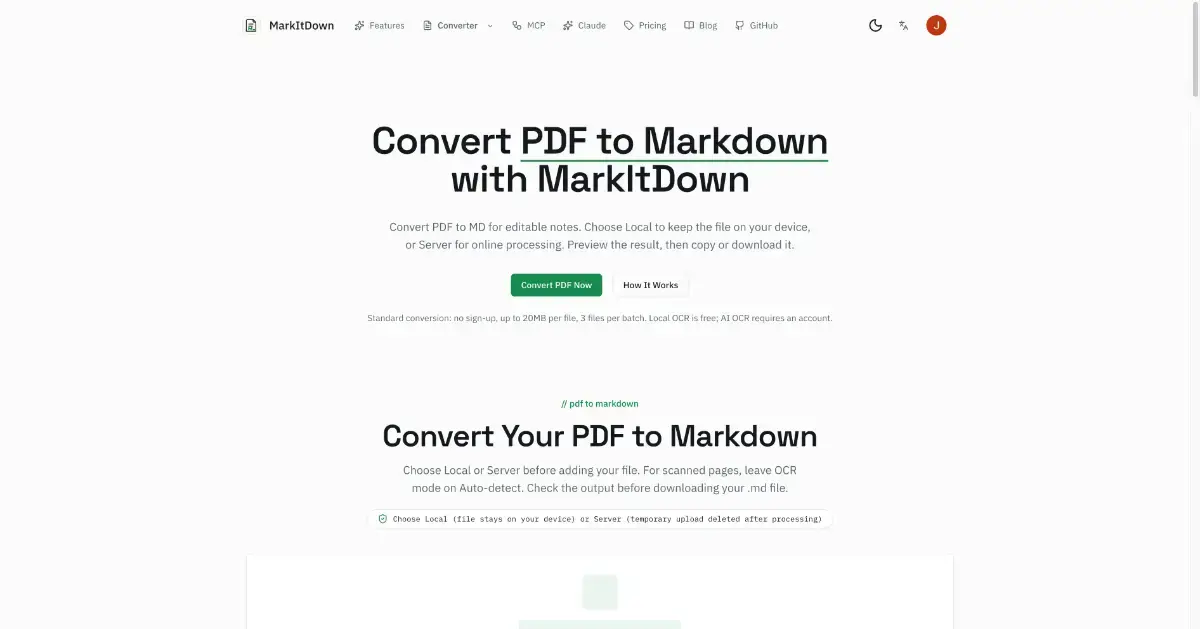 MarkItDown screenshot 3