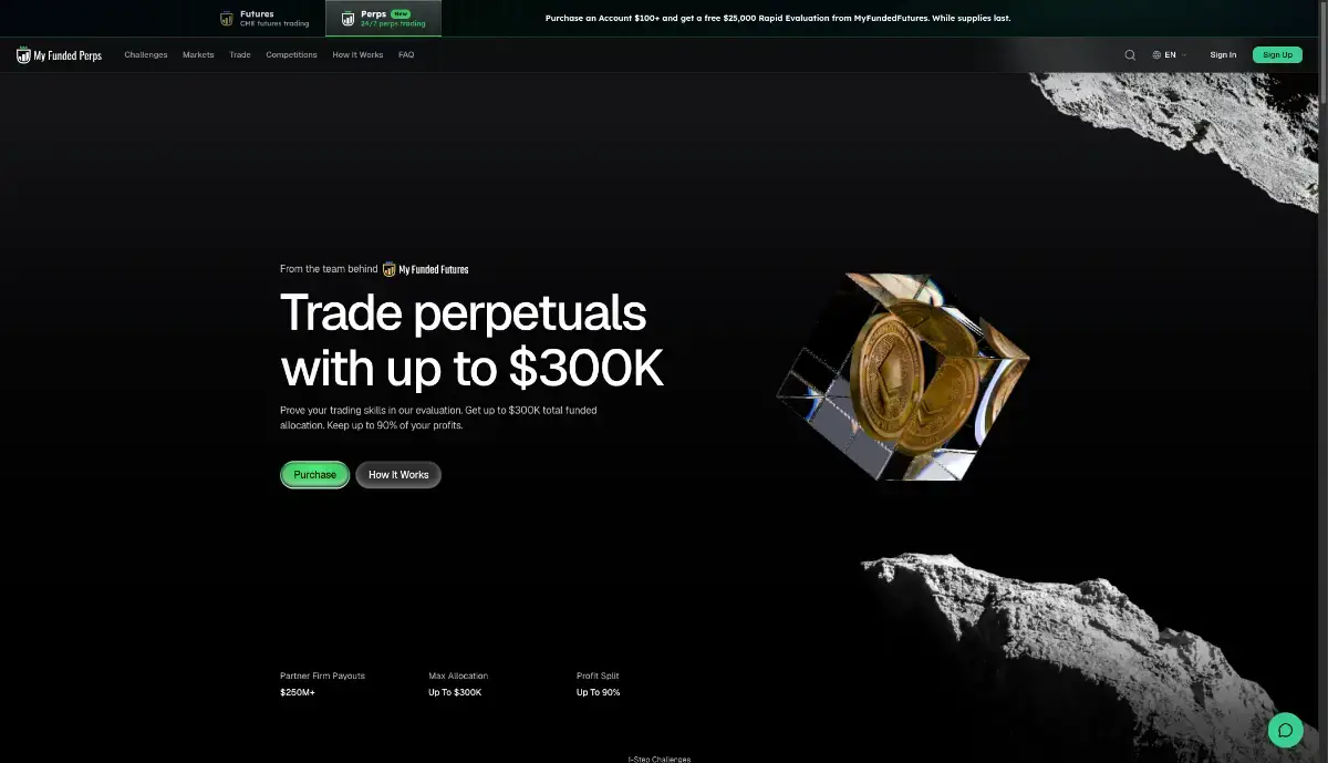 MyFundedPerps screenshot 1