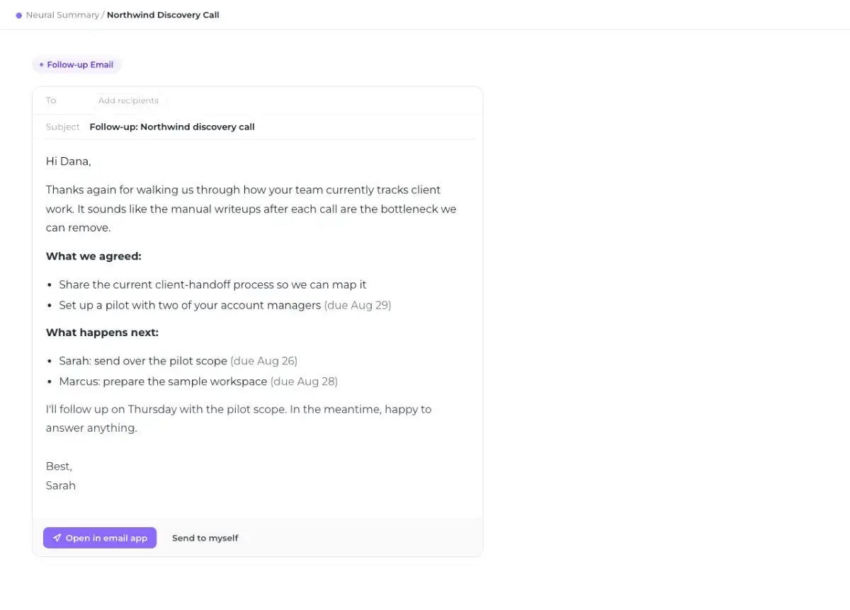 Neural Summary screenshot 3