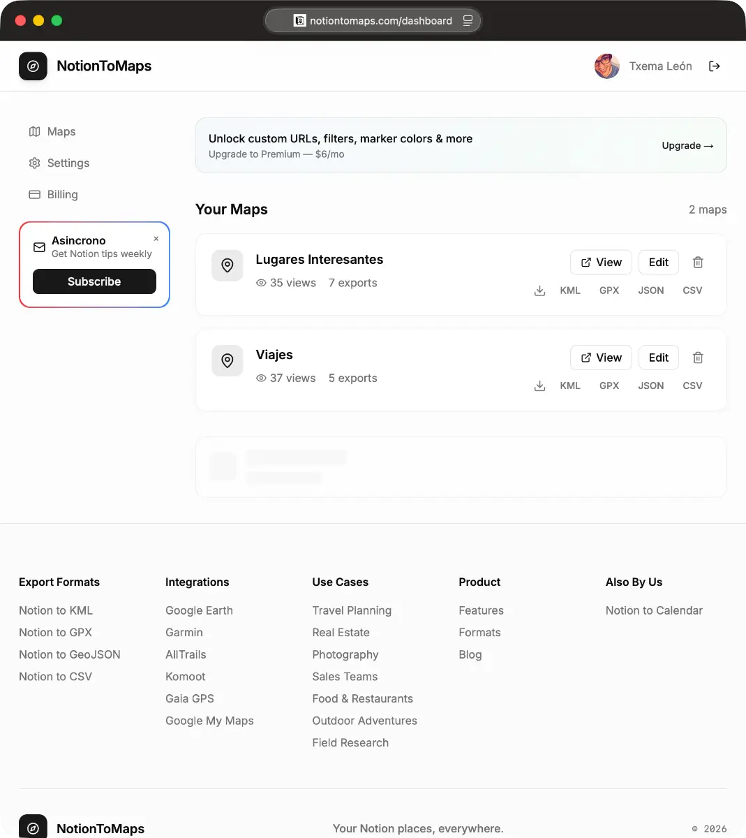 Notion to Maps screenshot 2