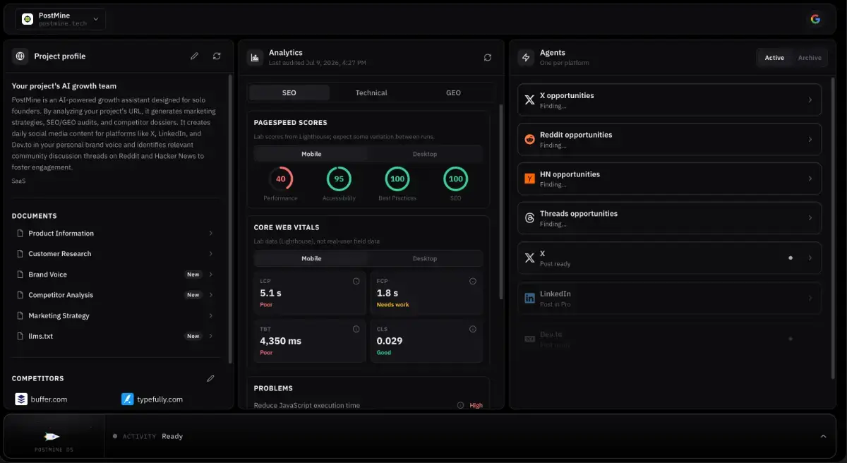 PostMine screenshot 3