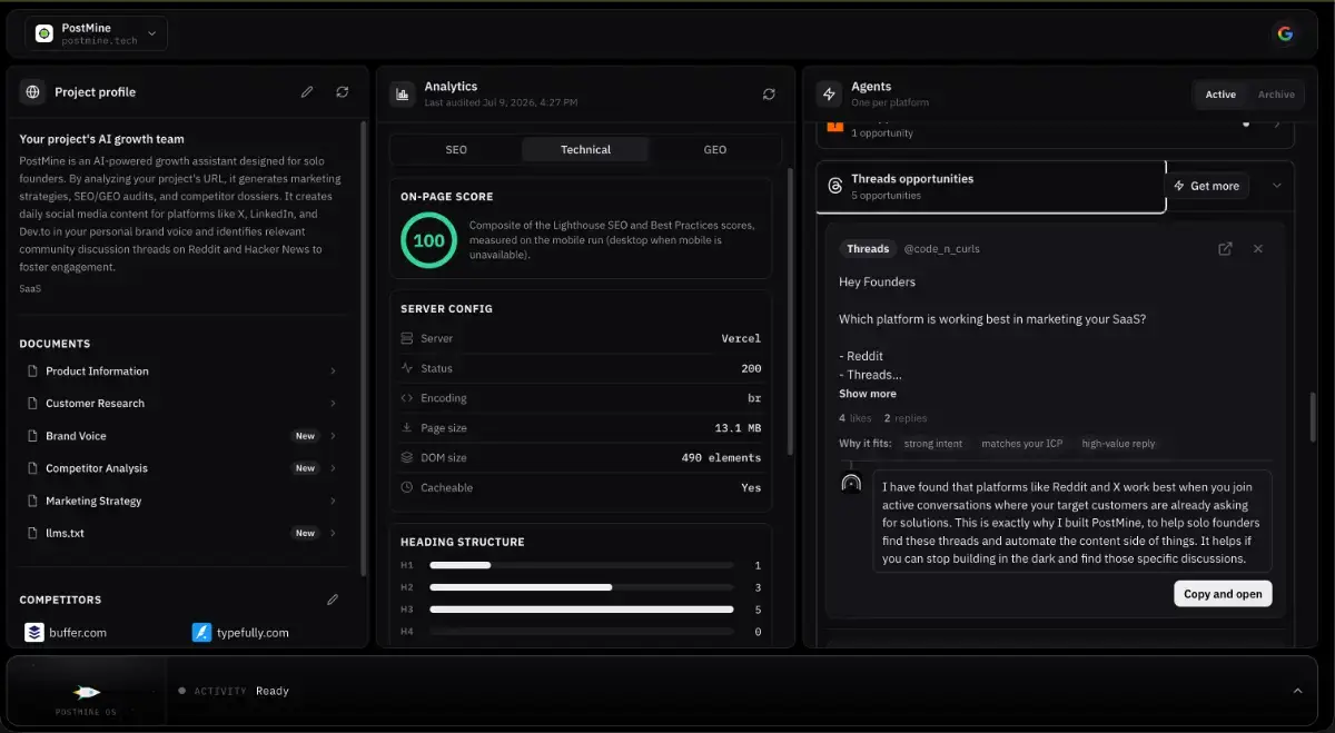 PostMine screenshot 4