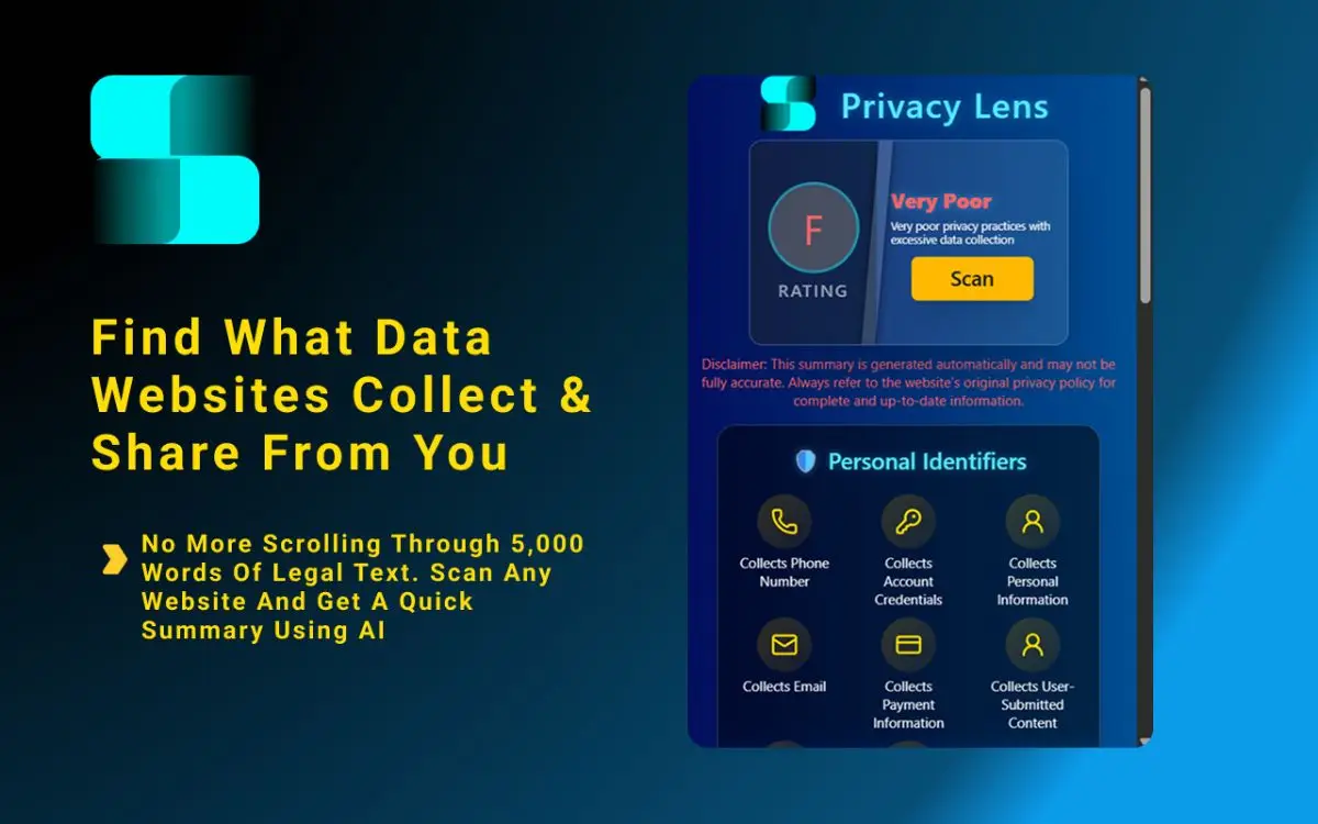Privacy Lens screenshot 2