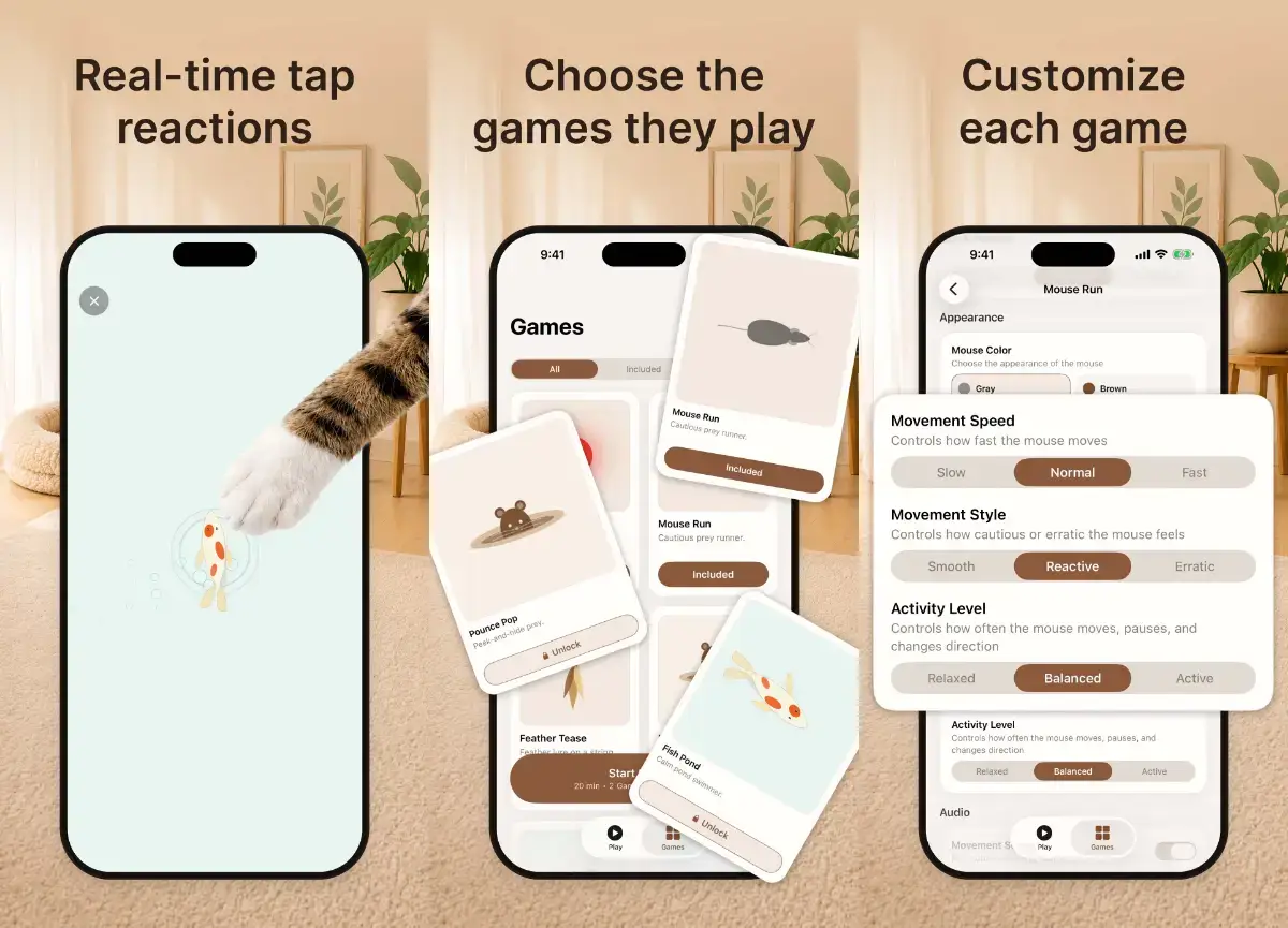 PurrPlay - Games for Cats screenshot 2