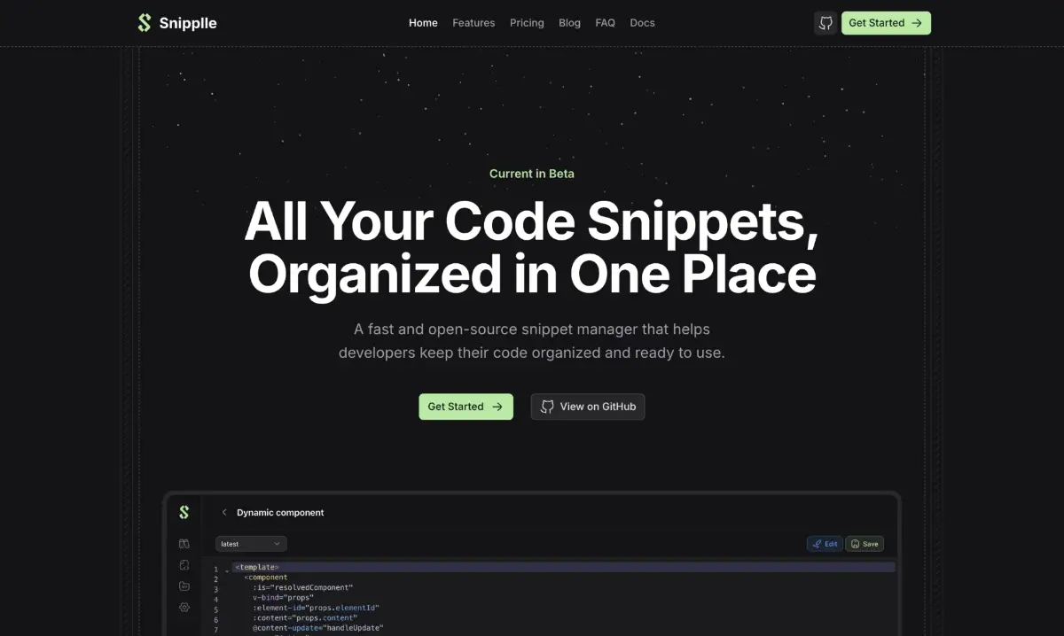 Snipplle screenshot 1