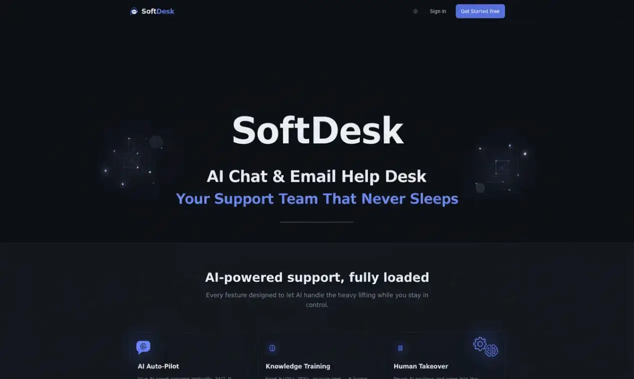 SoftDesk screenshot 1