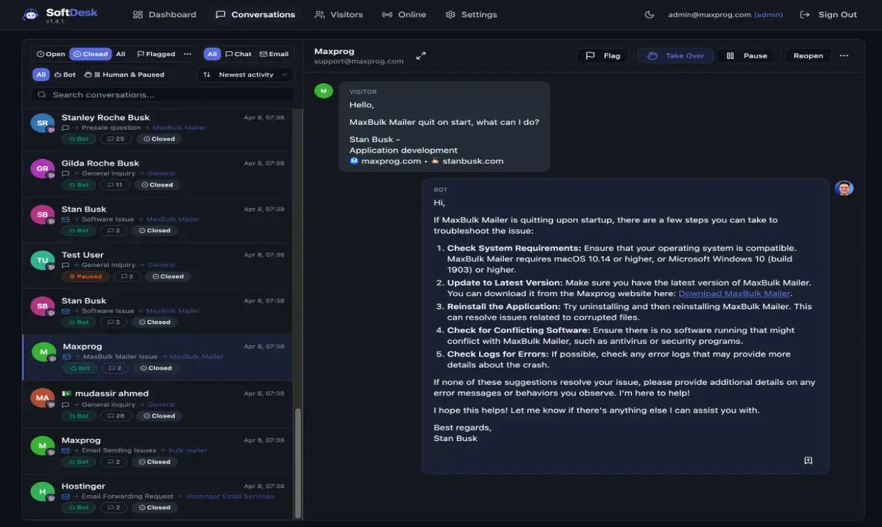 SoftDesk screenshot 2