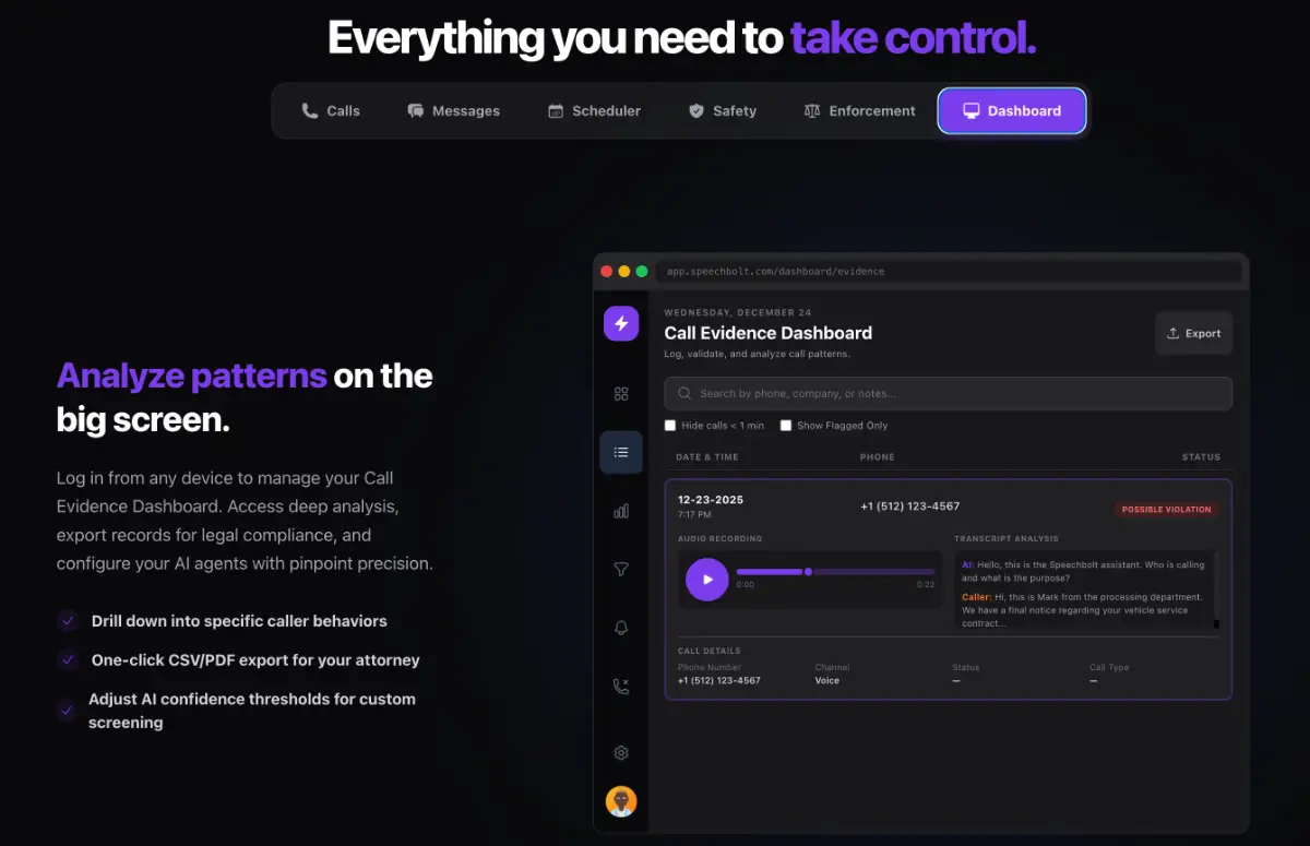 Speechbolt screenshot 3