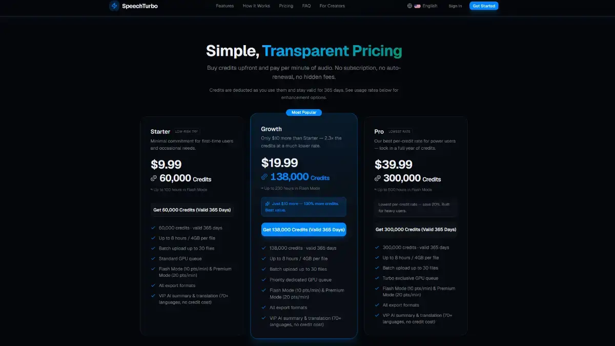 SpeechTurbo screenshot 2