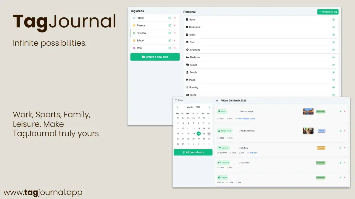 TagJournal screenshot 3