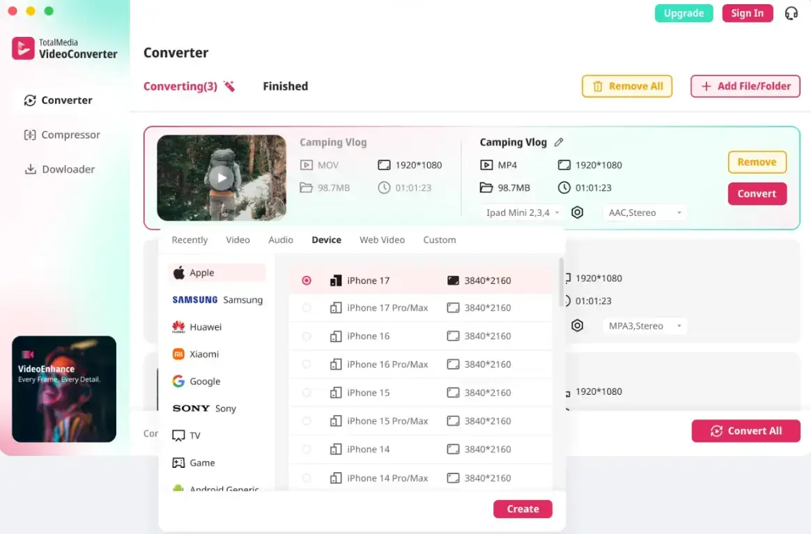 TotalMedia Video Converter screenshot 2