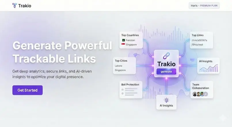 Trakio screenshot 2