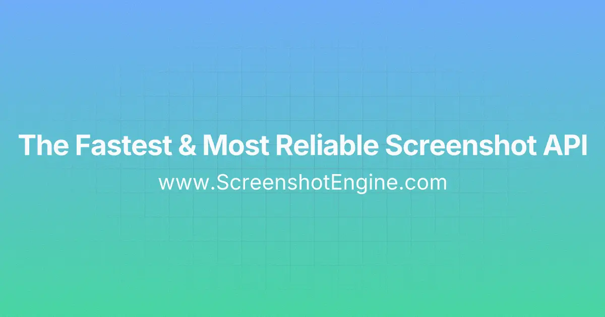Screenshot Engine API screenshot 2
